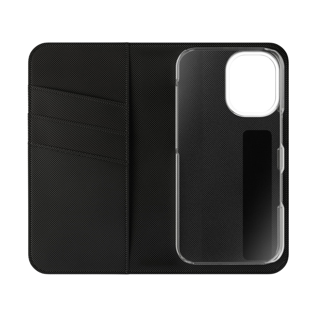 Christian Watercolor Heart Flip Case — "Trust in the Lord with all thine heart" Phone Wallet
