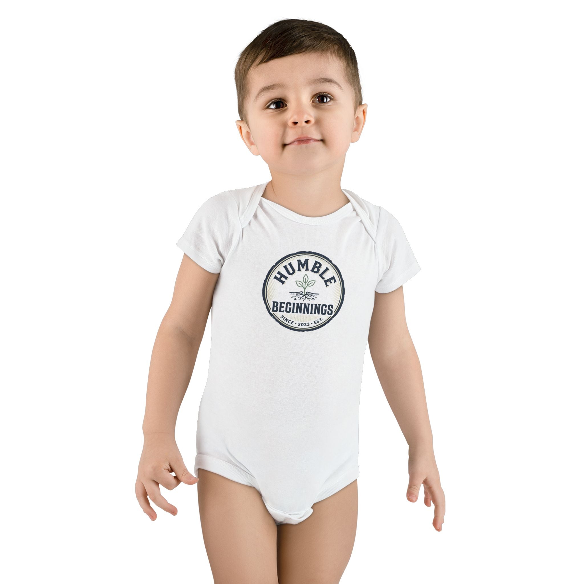 Humble Beginnings Organic Baby Onesie - Newborn Bodysuit