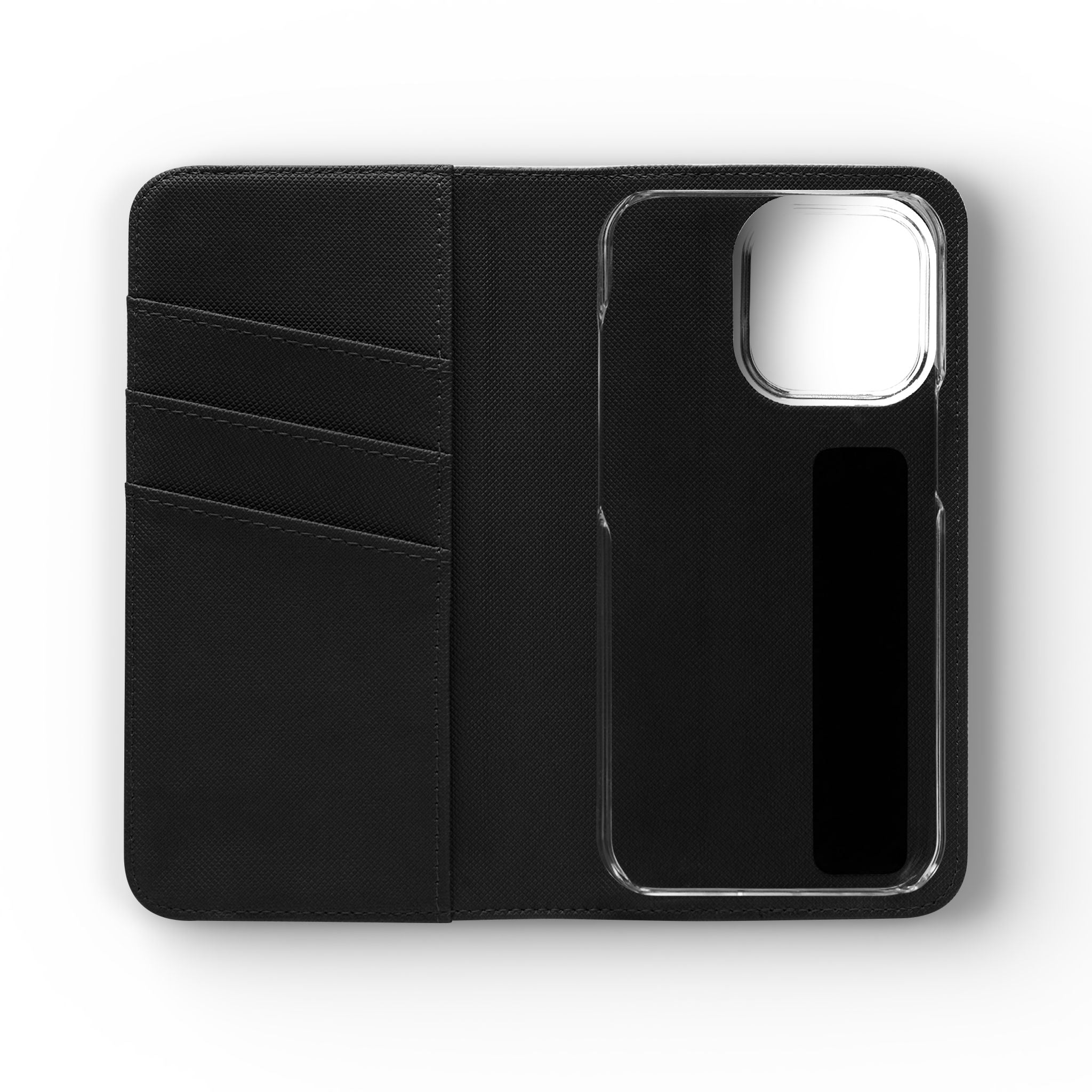 Christian Watercolor Heart Flip Case — "Trust in the Lord with all thine heart" Phone Wallet