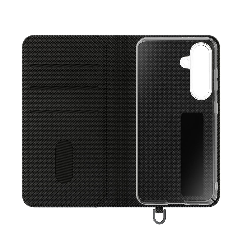 Christian Watercolor Heart Flip Case — "Trust in the Lord with all thine heart" Phone Wallet