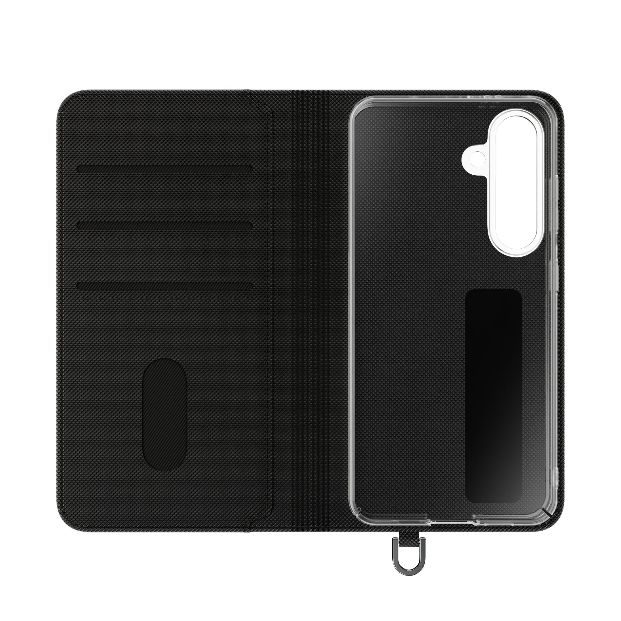 Christian Watercolor Heart Flip Case — "Trust in the Lord with all thine heart" Phone Wallet