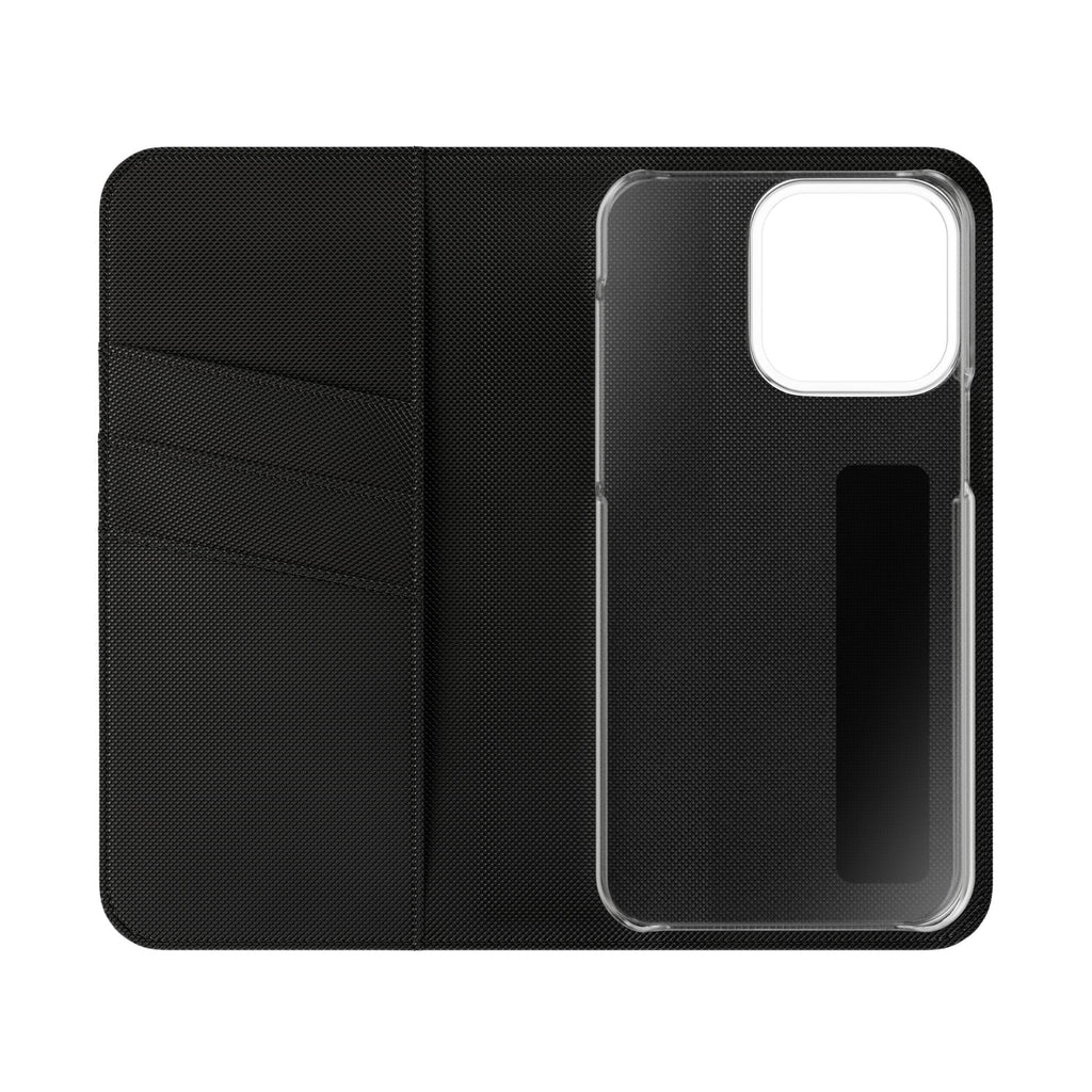Christian Watercolor Heart Flip Case — "Trust in the Lord with all thine heart" Phone Wallet