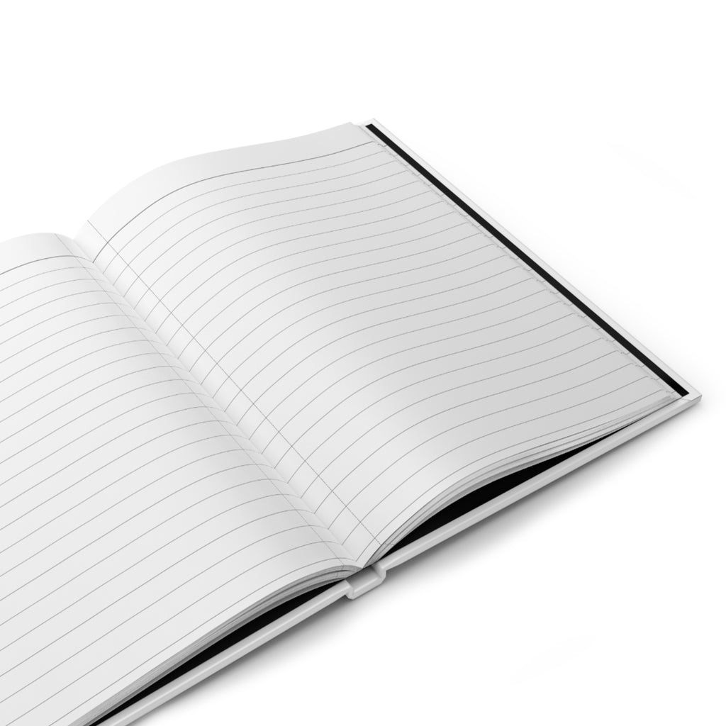 Hardcover Journal — Bold Typographic Quote “Turn My Way Into 60”
