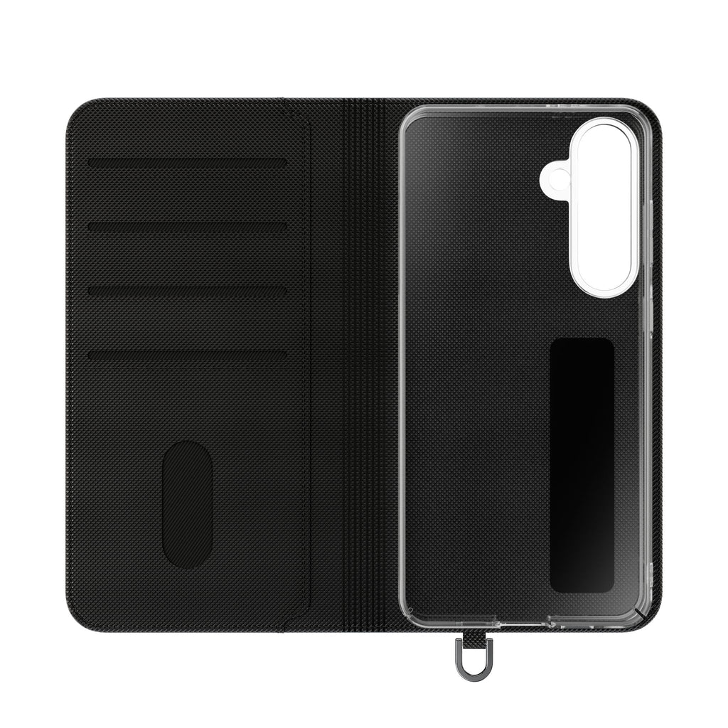 Christian Watercolor Heart Flip Case — "Trust in the Lord with all thine heart" Phone Wallet