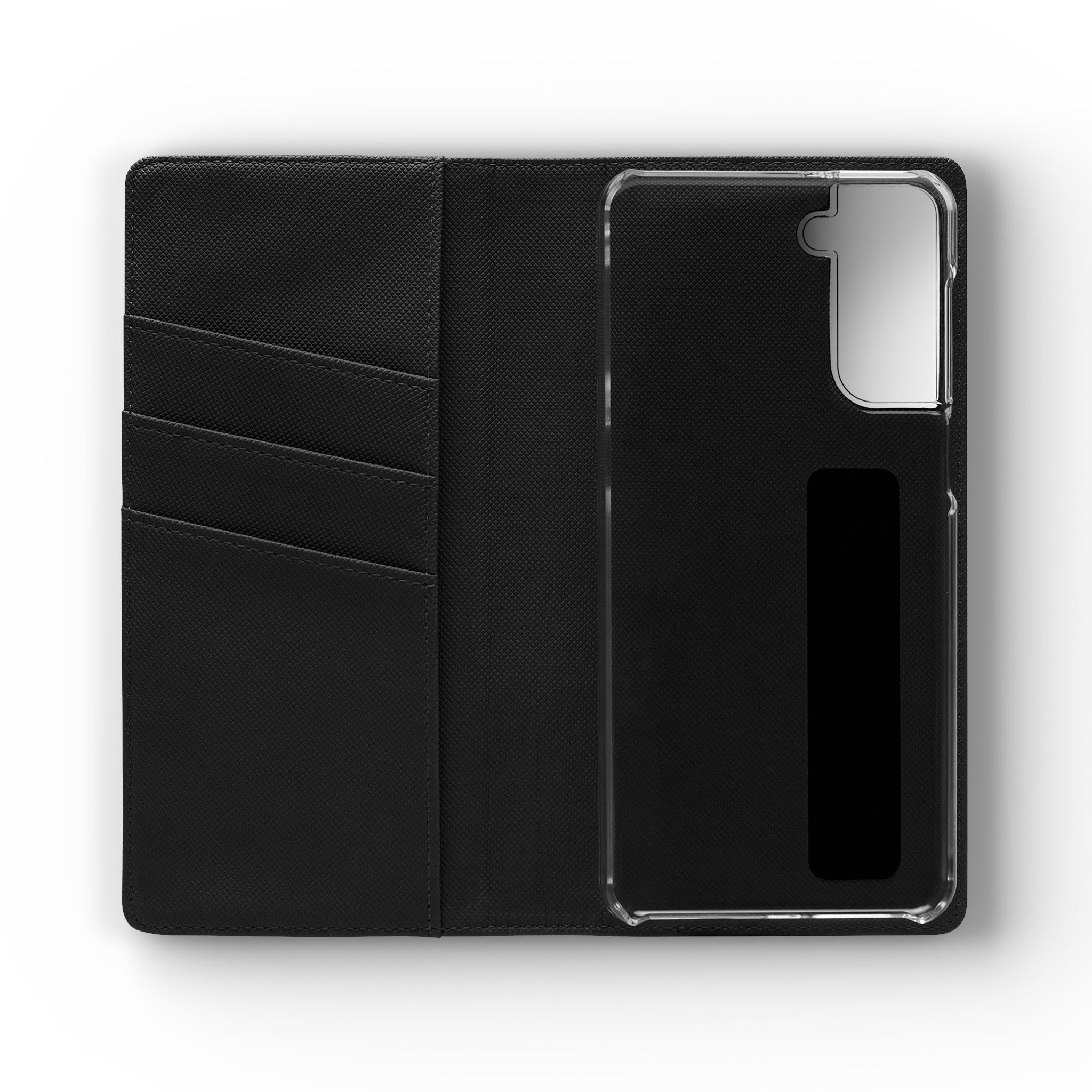 Christian Watercolor Heart Flip Case — "Trust in the Lord with all thine heart" Phone Wallet