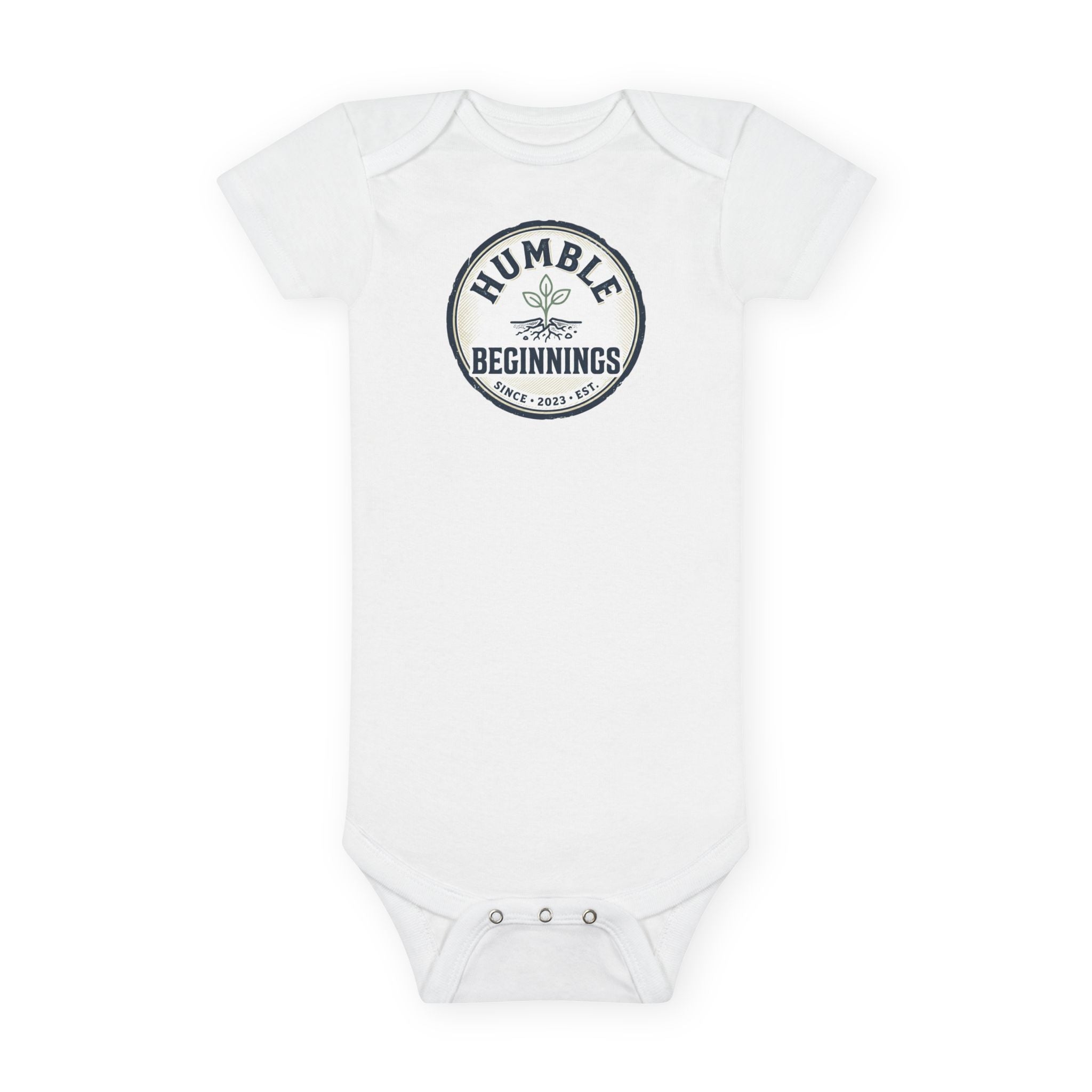 Humble Beginnings Organic Baby Onesie - Newborn Bodysuit