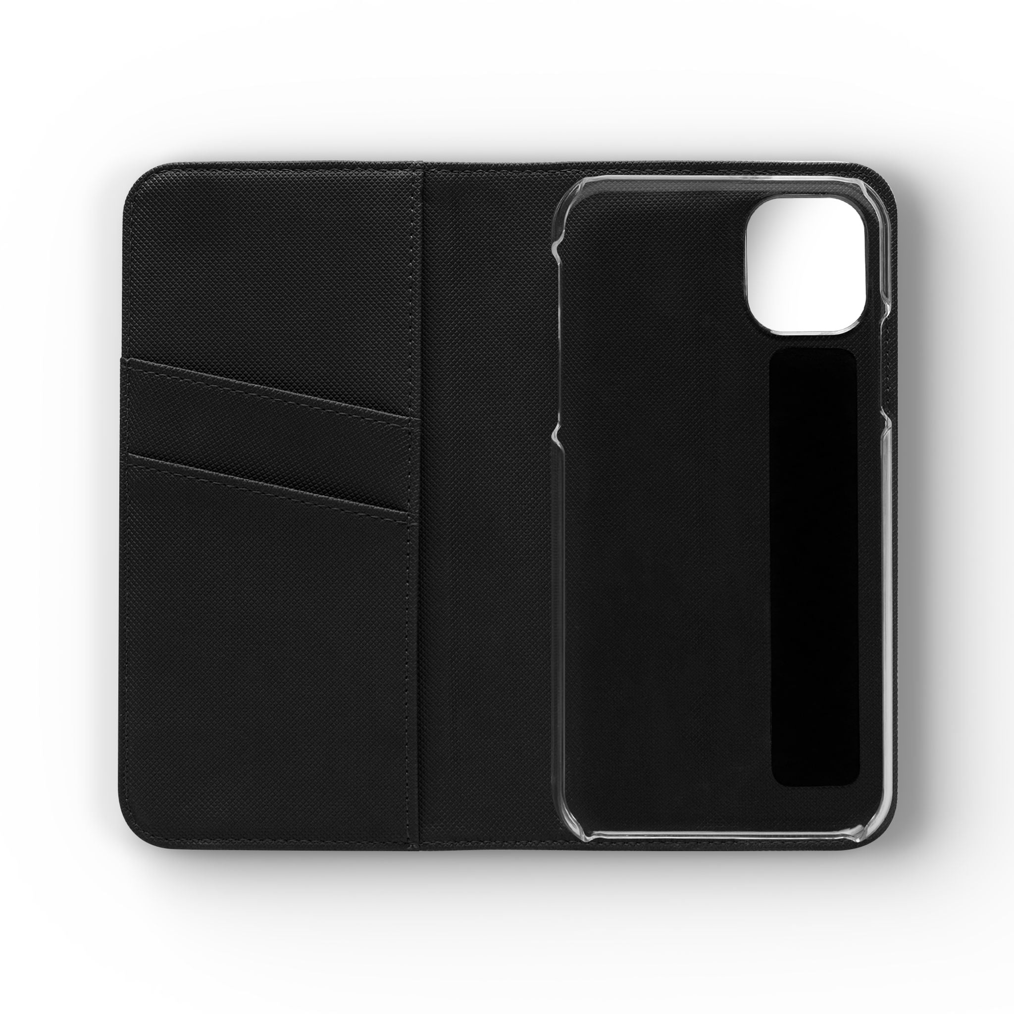 Christian Watercolor Heart Flip Case — "Trust in the Lord with all thine heart" Phone Wallet