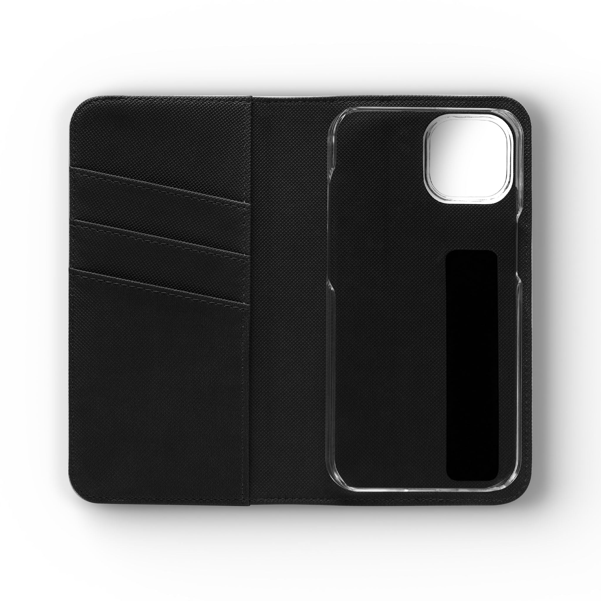 Christian Watercolor Heart Flip Case — "Trust in the Lord with all thine heart" Phone Wallet