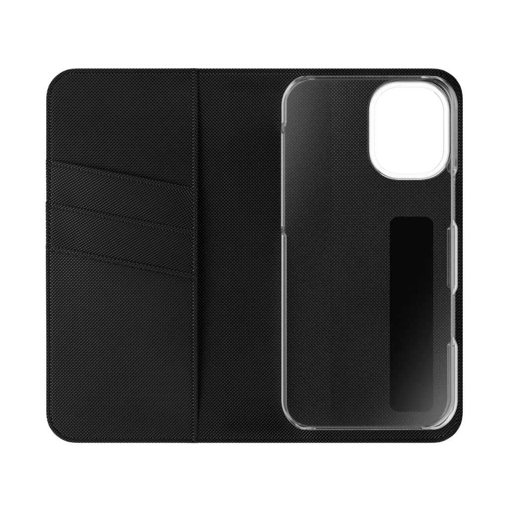 Christian Watercolor Heart Flip Case — "Trust in the Lord with all thine heart" Phone Wallet