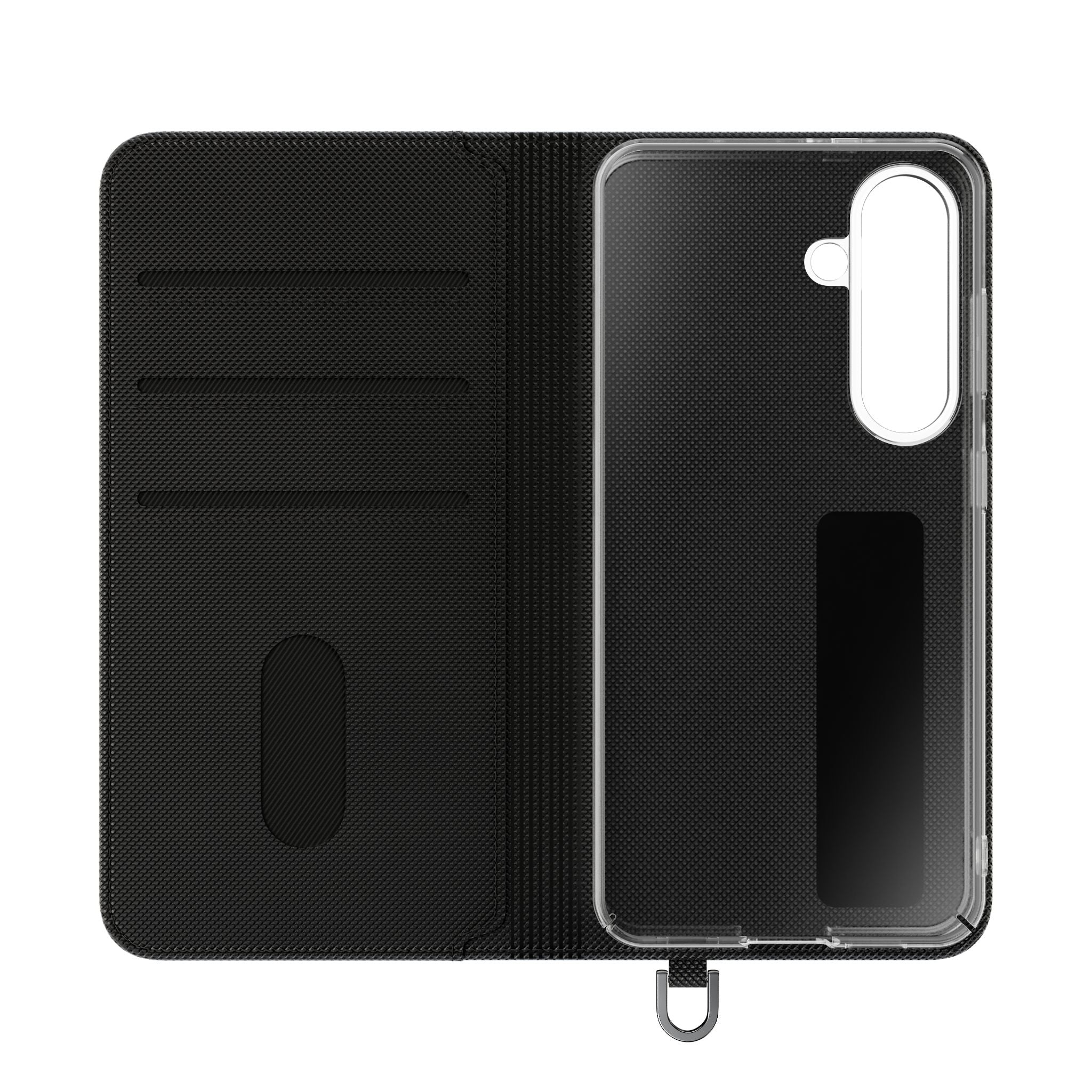 Christian Watercolor Heart Flip Case — "Trust in the Lord with all thine heart" Phone Wallet