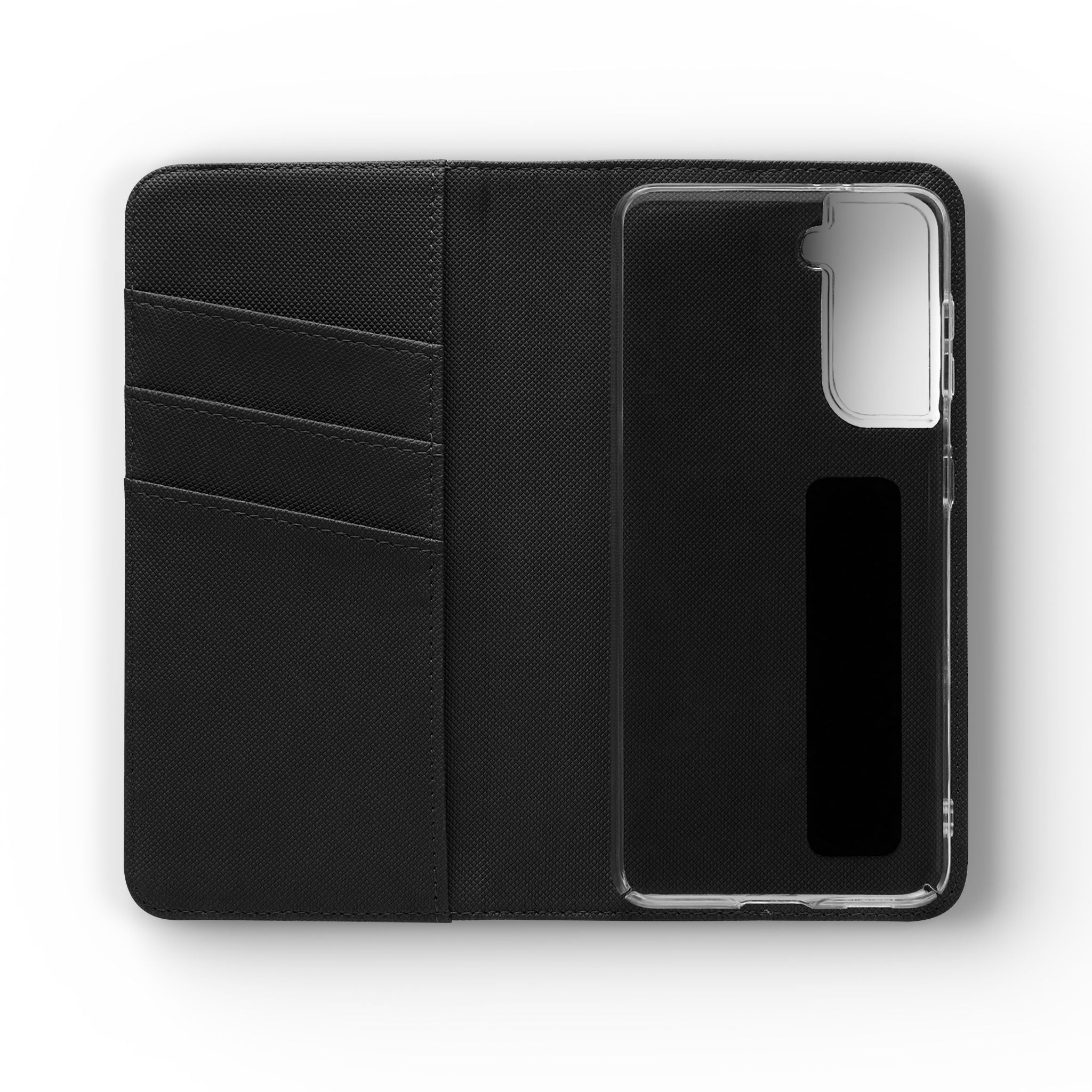 Christian Watercolor Heart Flip Case — "Trust in the Lord with all thine heart" Phone Wallet