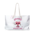 Groovy Peace Out Heart Weekender Bag – Cute 70s Retro Travel Tote