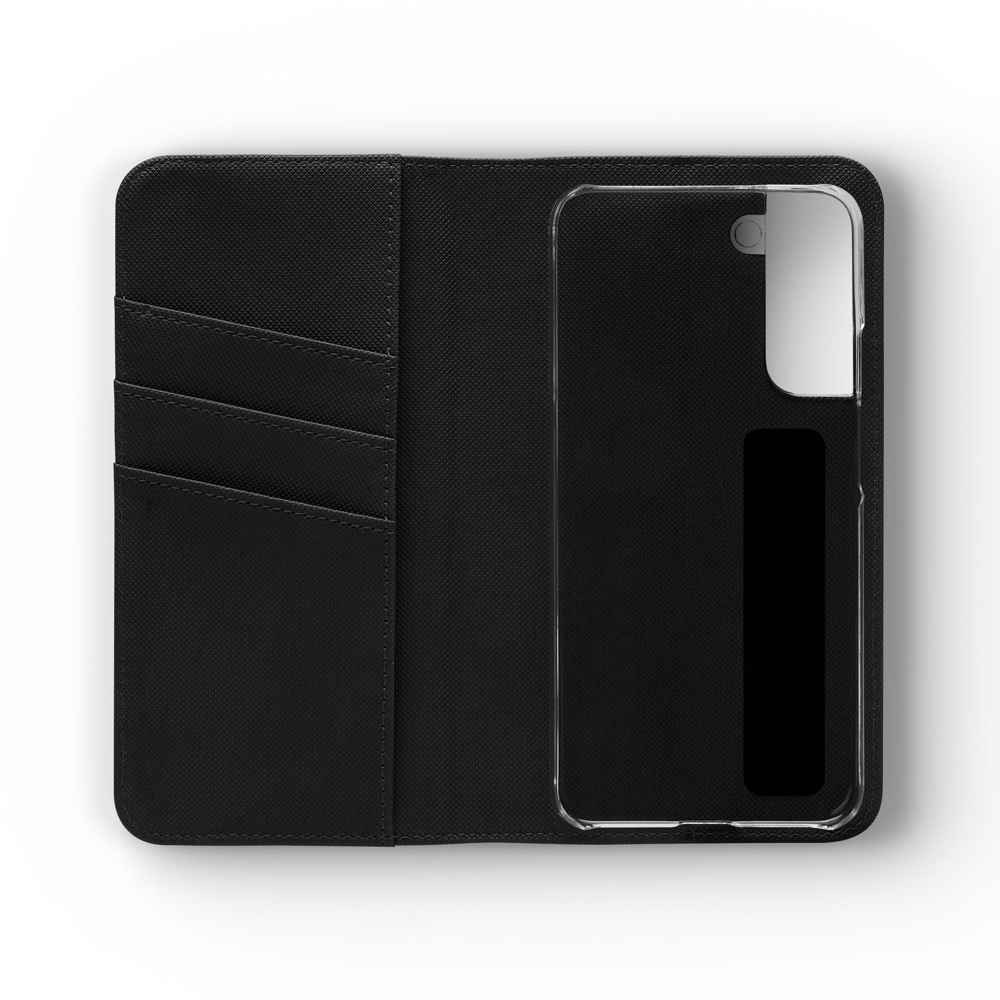 Christian Watercolor Heart Flip Case — "Trust in the Lord with all thine heart" Phone Wallet