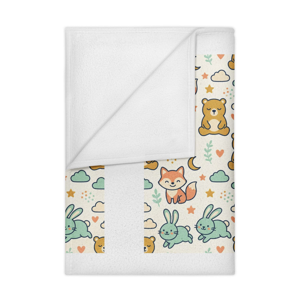 Toddler Blanket — Whimsical Forest Animals Baby Blanket (Made With Love)